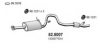 SUZUK 1430077EA0 Middle-/End Silencer